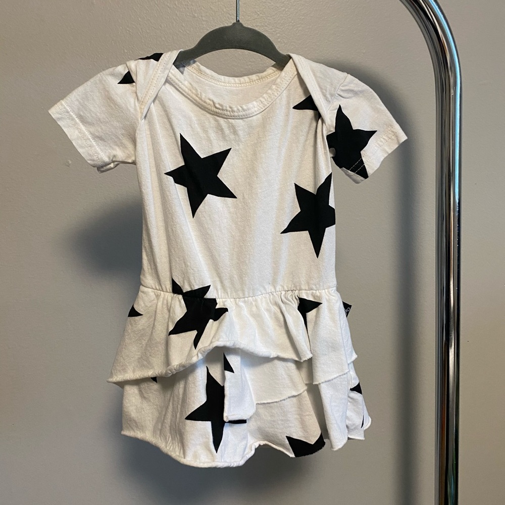 NUNUNU ruffle onesie